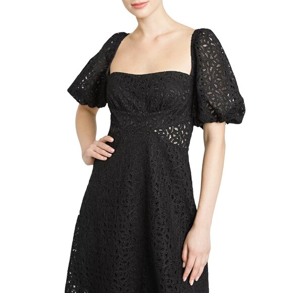 NWT ML Monique Lhuillier Lace Midi Dress, Size 4 ($645)